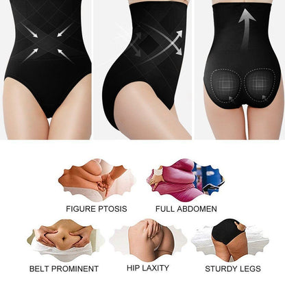 🔥🔥Högmidjade Shapewear Trosor för Hela Dagen