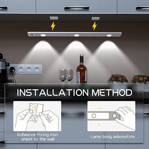 💡 LED-skåpbelysning med rörelsesensor 💡