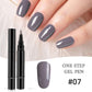 💅 ✨ One Step Nagel Gel Penna 🎨 Gratis Handhållen Mini UV-Nagellampa 💡