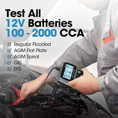 BT100 Bilbatteritestare 12V belastningstestare