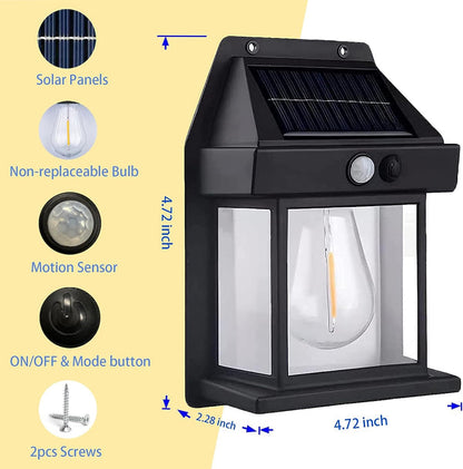 💡⭐2024 ny utomhus solcellsvägglampa🔥