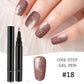 💅 ✨ One Step Nagel Gel Penna 🎨 Gratis Handhållen Mini UV-Nagellampa 💡