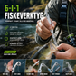 🎣 50 % RABATT NU! 🔥 6-i-1 Multifunktionsverktyg i Rostfritt Stål – Perfekt för Sportfiske & Uteliv 🐟