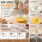 🔥50% RABATT NU! Semiautomatisk visp i rostfritt stål, enkel för grädde, äggsmet och bakning 🧁🥚✨✅💥