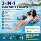 🏊 50% RABATT! 💺 Uppblåsbar Flytande Stol – Bekväm, Stabil & Perfekt För Avkoppling På Vattnet 🌊