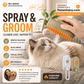 [Bästa Presenten Till Husdjur🐶🐱] 🔥Blixtrean 50% Rabatt！🐈🐕Måste-ha husdjurstillbehör！Multifunktionell Spray Massagekam för Husdjur