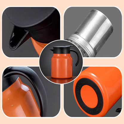 😍Bärbar vattenkokare i rostfritt stål👍