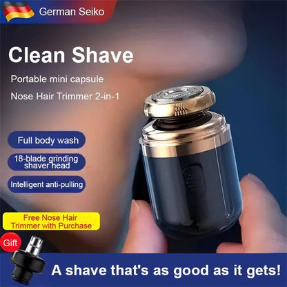🎁 Het rea 50 % RABATT 🔥Mini bärbar elektrisk rakapparat