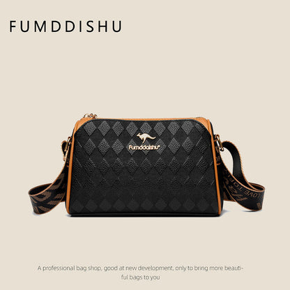 ⏳Tidsbegränsad rabatt💕Crossbody-väska med diamantmönster och stor kapacitet i tre lager