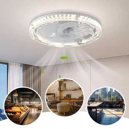 🔥Nytt för 2025🔥 2-i-1 Tyst Justerbar Fläktlampa med Fjärrkontroll för Sovrummet ✈️fri frakt