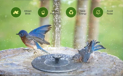 🔥Soldrivna fågelfontäner🐦️