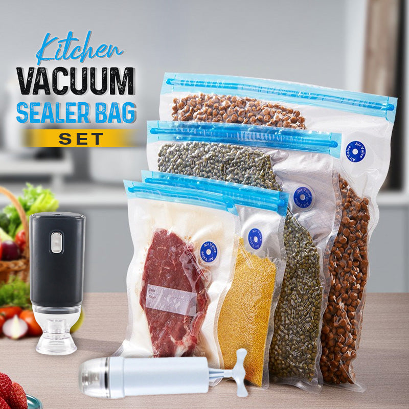 🔥2024 Kitchen Hot Sale🔥Kitchen Vacuum Sealer Bag Set