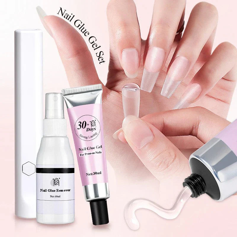 💅Magic Solid Nail Glue Kit 3-i-1 nagelkonstkit