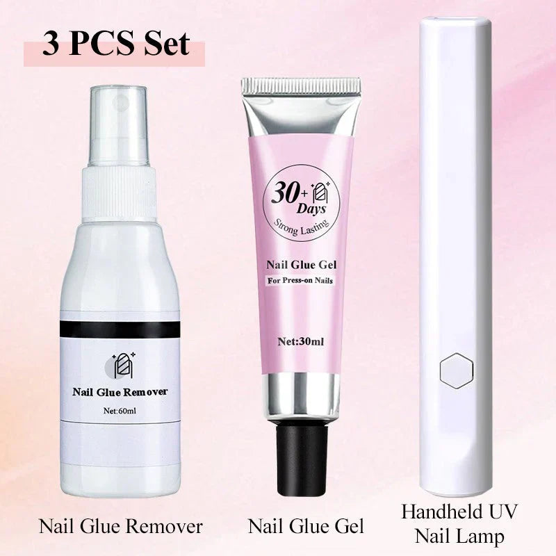 💅Magic Solid Nail Glue Kit 3-i-1 nagelkonstkit