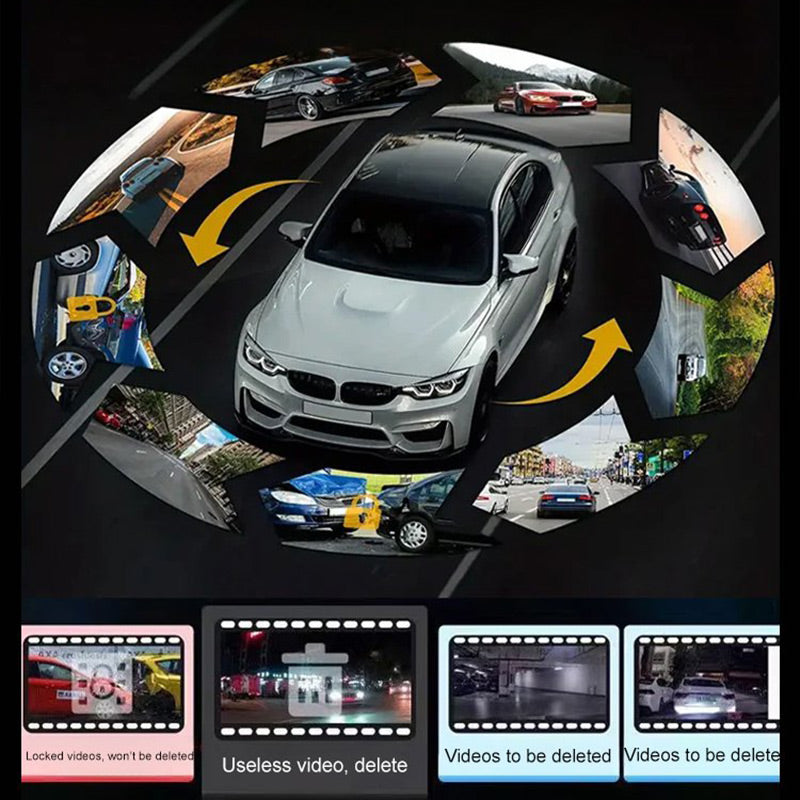 📷2024 HD-WiFi-Car Camera with three recordings🚗
