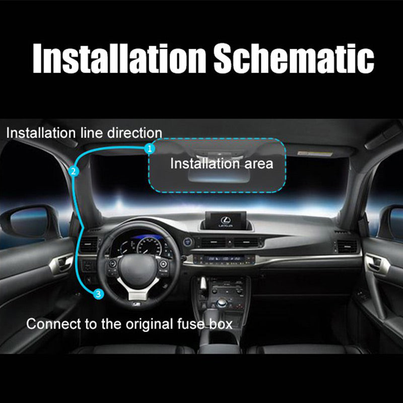 📷2024 HD-WiFi-Car Camera with three recordings🚗