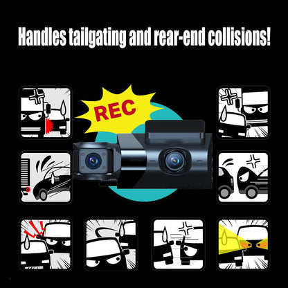 📷2024 HD-WiFi-Car Camera with three recordings🚗