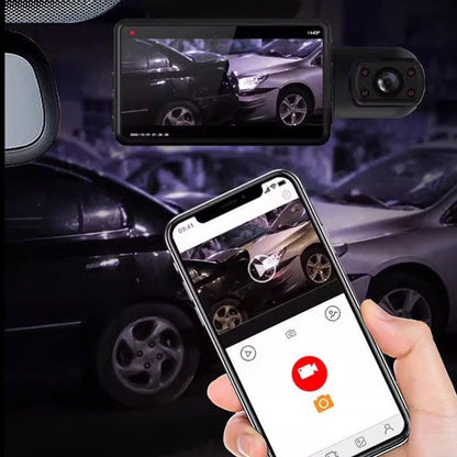 📷2024 HD-WiFi-Car Camera with three recordings🚗