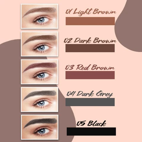 🔥Köp 1 få 1 gratis 💗Vattentät Ögonbrynspenna med Mikrogaffelspets