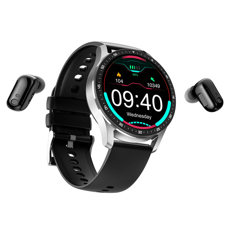 ✨2024 Ny teknik-2 I 1 SMARTWATCH MED HÖRLURAR (FÖR IPHONE OCH ANDROID)