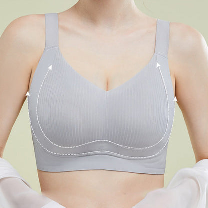 🔥Hot Sale 50% OFF🏆Trådlös, hudvänlig push-up-bh utan märken