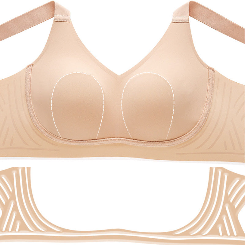 🔥Hot Sale 50% OFF🏆Trådlös, hudvänlig push-up-bh utan märken