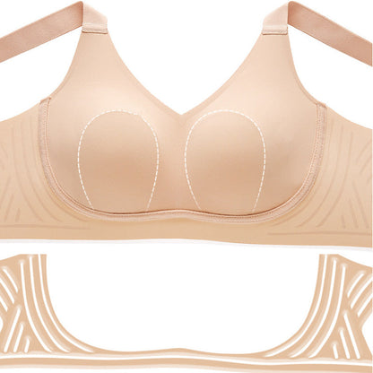 🔥Hot Sale 50% OFF🏆Trådlös, hudvänlig push-up-bh utan märken