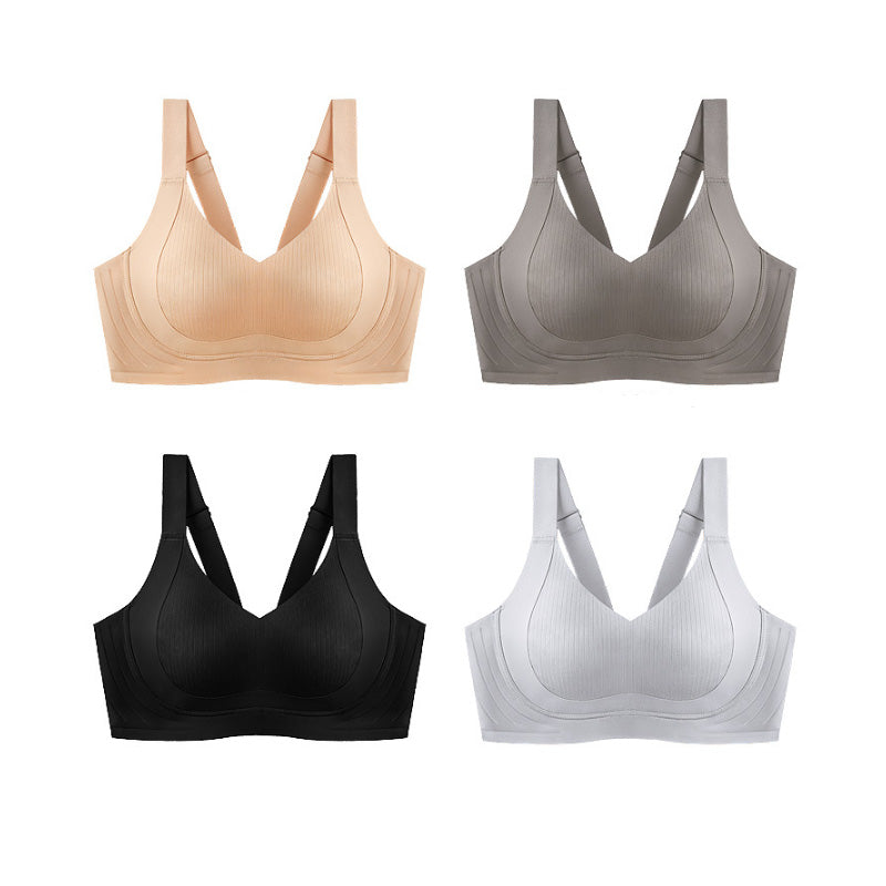 🔥Hot Sale 50% OFF🏆Trådlös, hudvänlig push-up-bh utan märken