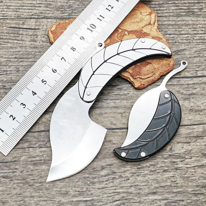 Creative Stainless Steels Leaf-Shape Folding Knife