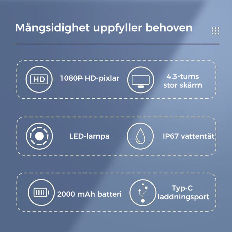 🔥50% rabatt i endast 1 dagar🚀Underhållsspecifikt endoskop