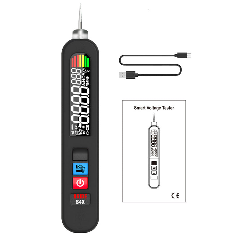 Non-Contact Voltage Tester Pen with LCD Display🔥