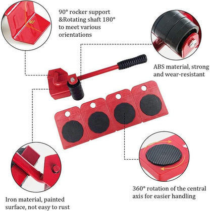 Glidskenor för möbellyft - Möbeltransportanordning🌟🌟🌟