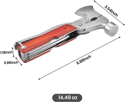 🌟16in-1 bärbart multifunktionellt klohammarverktyg för fordon, hushåll och vandring🔥