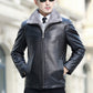 [Perfekt gåva] Chic varm skinnjacka för män för vintern