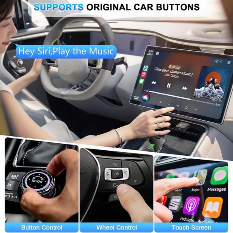 🔥2025 Ny ankomst🔥 Mini trådlös CarPlay-adapter