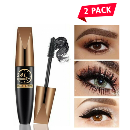 🔥Köp 1 få 1 gratis🔥Vattenfast Silk Fibre Thick Lengthening Mascara