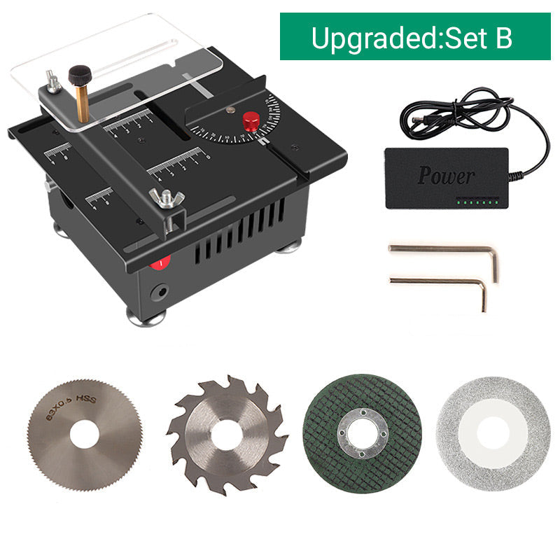 Multifunktionell mini precisionsbordssåg