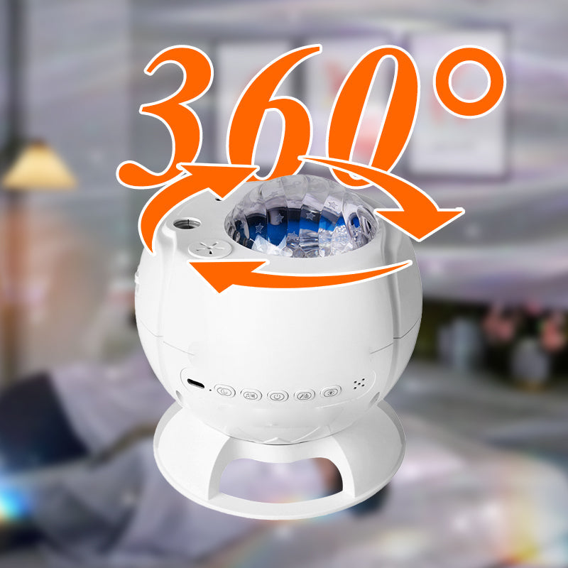 Justerbar nattlampa med stjärnhimmel-atmosfär