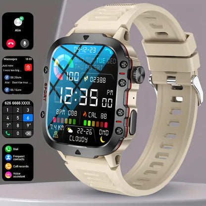 Fri frakt💥Ruggad utomhus smart klocka - 100+ sportlägen⌚️