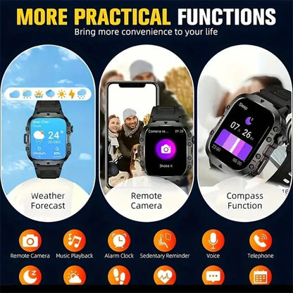 Fri frakt💥Ruggad utomhus smart klocka - 100+ sportlägen⌚️