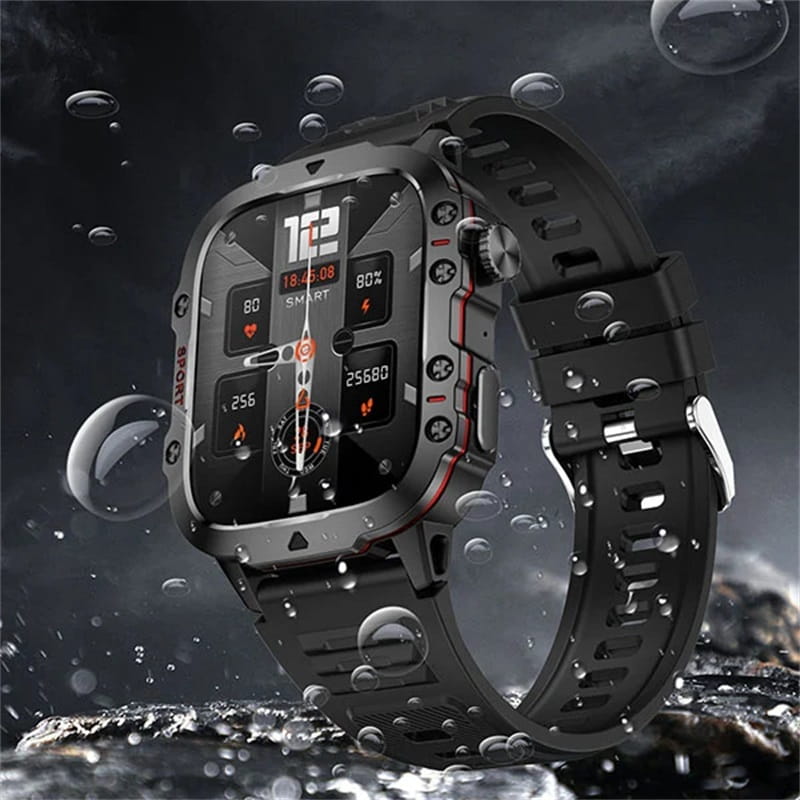 Fri frakt💥Ruggad utomhus smart klocka - 100+ sportlägen⌚️