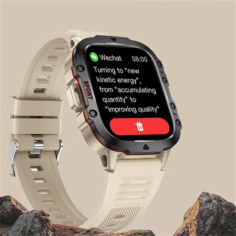 Fri frakt💥Ruggad utomhus smart klocka - 100+ sportlägen⌚️