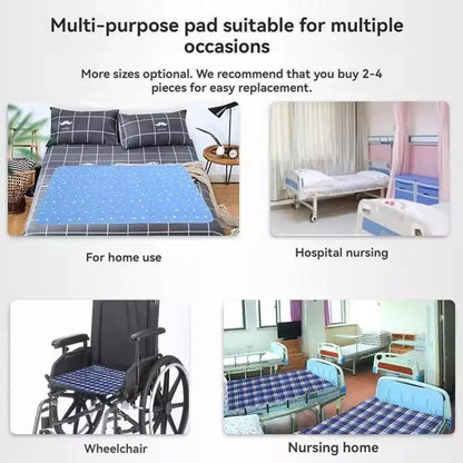 Washable Four-layered Leak-proof Non-slip Urine Pad for Elderly