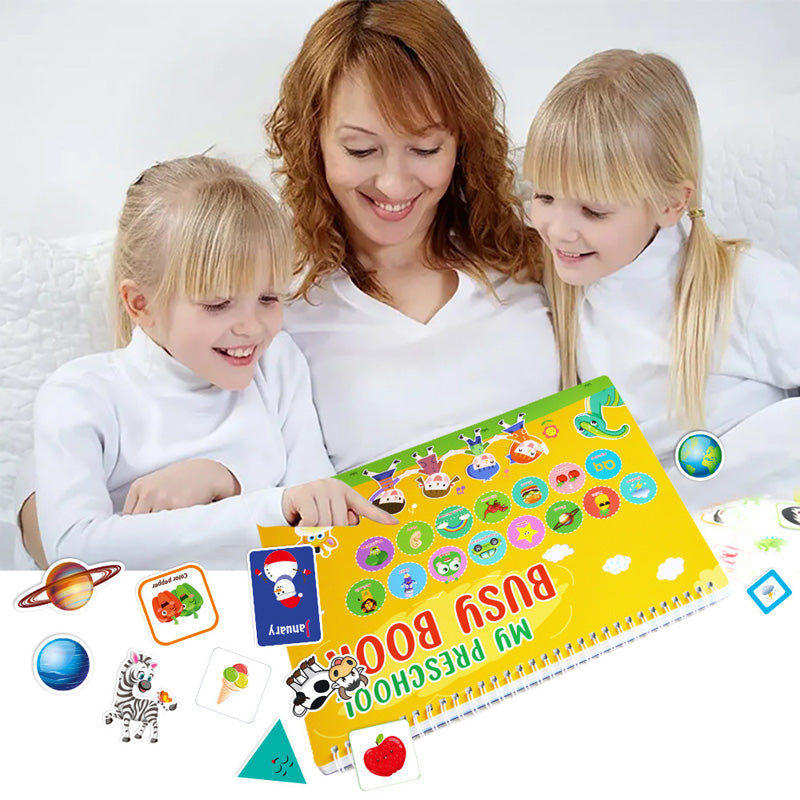 🔥📕My Preschool Busy Book 📚 🎅 Bästa julklappen för barn