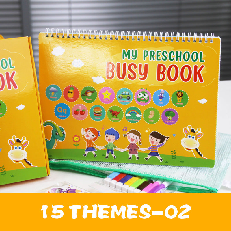 🔥📕My Preschool Busy Book 📚 🎅 Bästa julklappen för barn