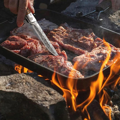 🗡️✨Fällkniv med trähandtag för arbete, vandring & camping⛺