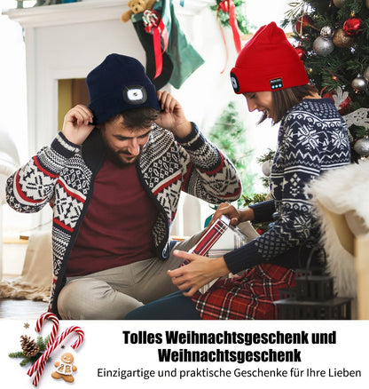 ❄️3 i 1 Bluetooth Hörlursstickad Mössa🧶🎵