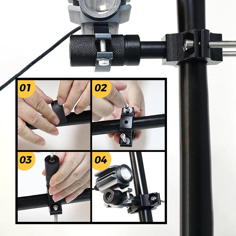 Multifunctional Motorcycle Light Mount Bracket