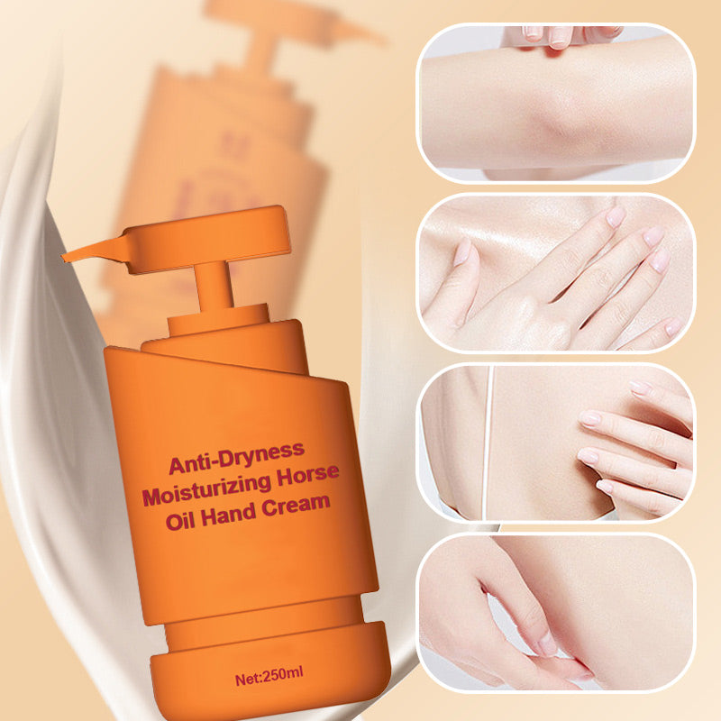 💥Den här veckans specialförsäljning 💕🎁Anti-Dryness fuktgivande handkräm med hästolja