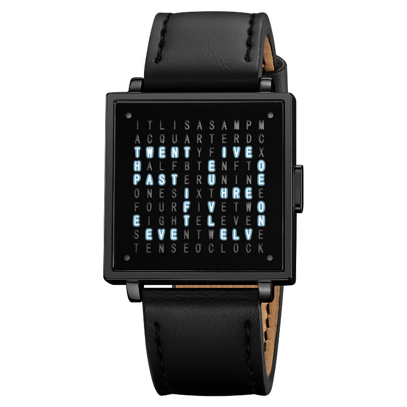 ⌚Qlocktwo W35 Fine Steel Unisex Watch